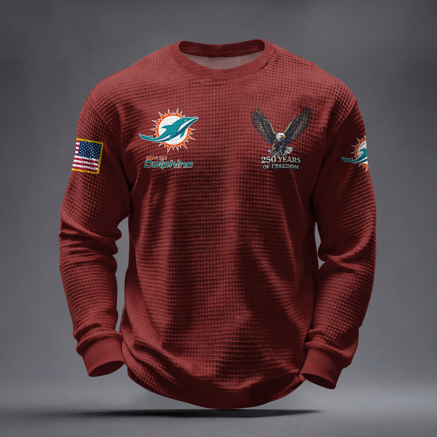 MIA x NFL Waffle Sweatshirt DatND DVT
