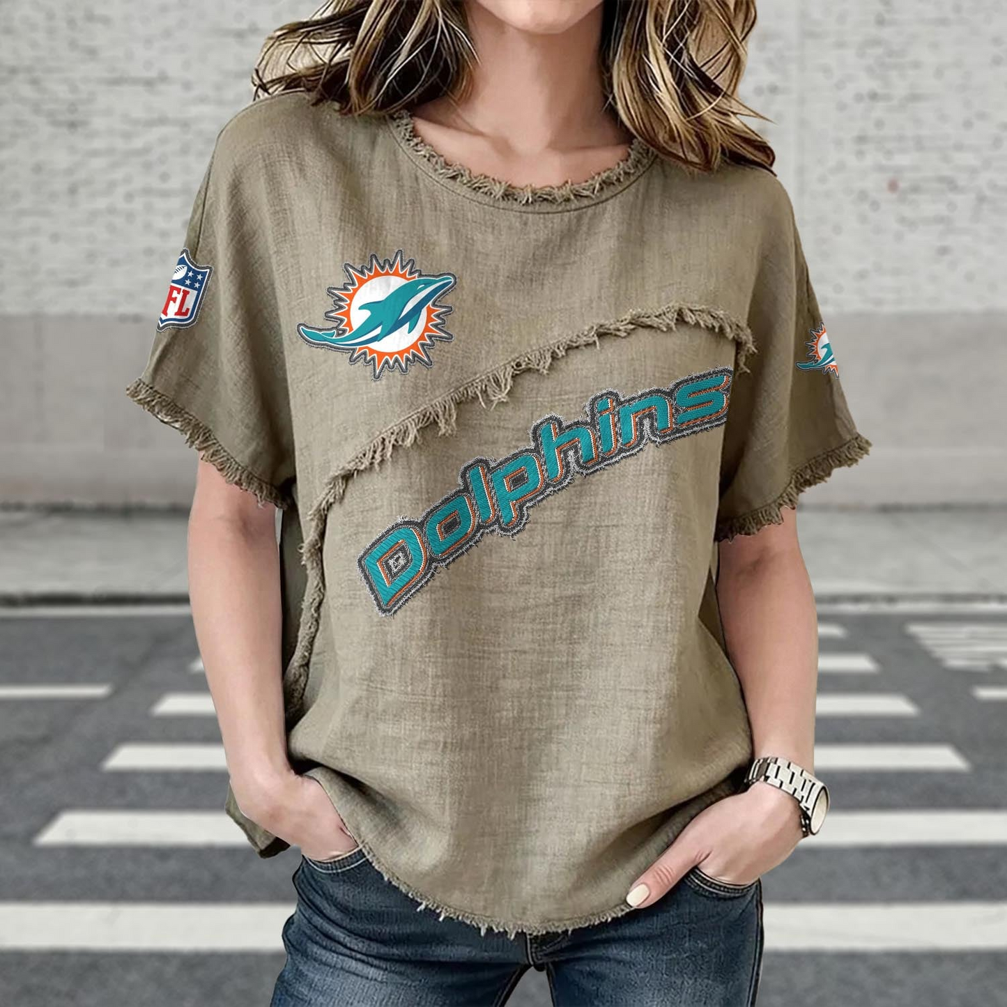 MIA x NFL Women’s Vintage O-Neck 2905 DatND DVT