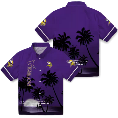 MIN x NFL Hawaiian Shirt – Beach Sunset DATND TANTD 270526