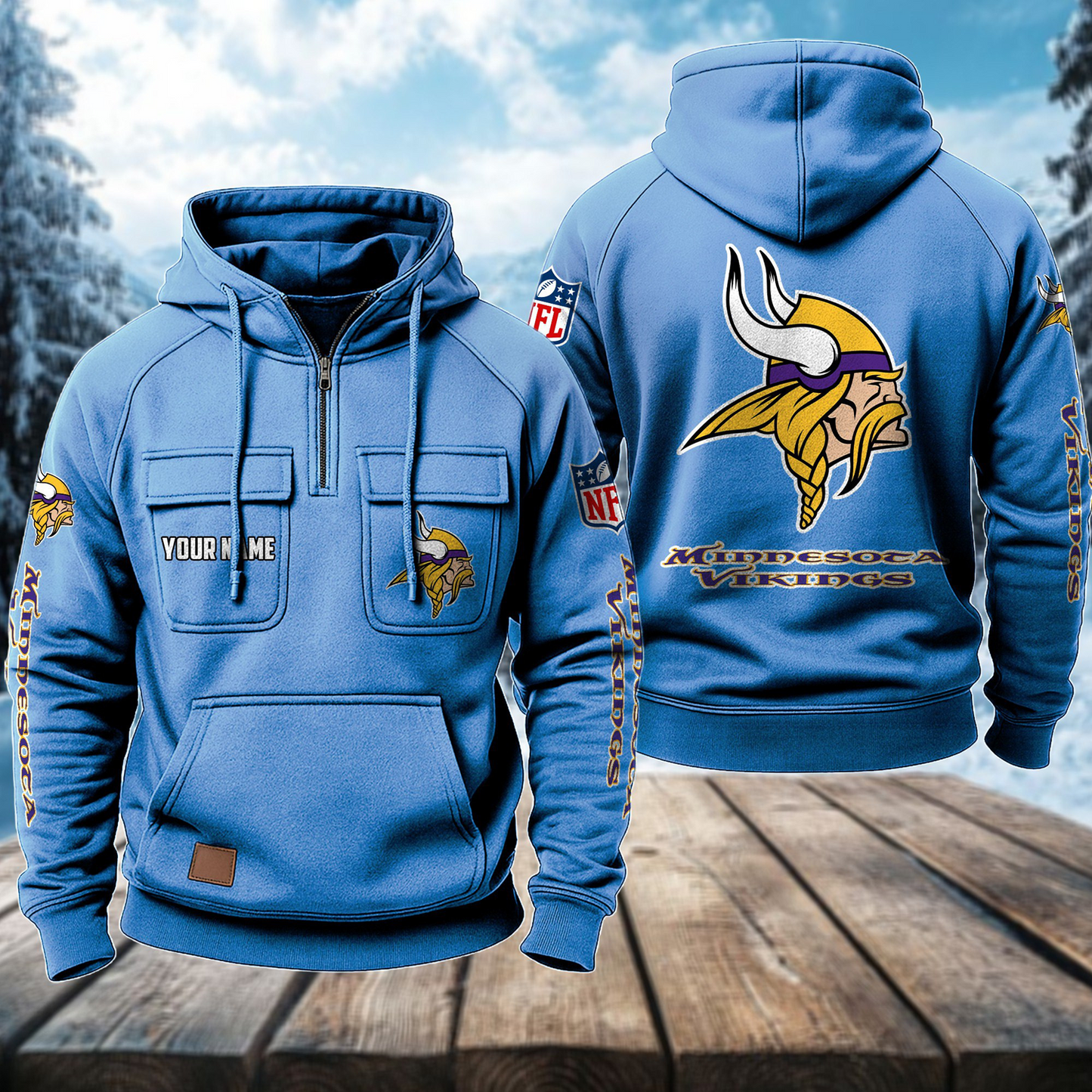 MIN x NFL Premium Hoodie DATND TANTD