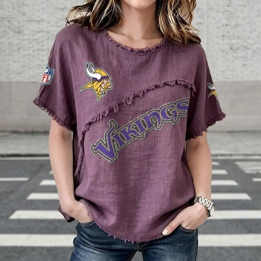 MIN x NFL Women’s Vintage O-Neck 2905 DatND DVT