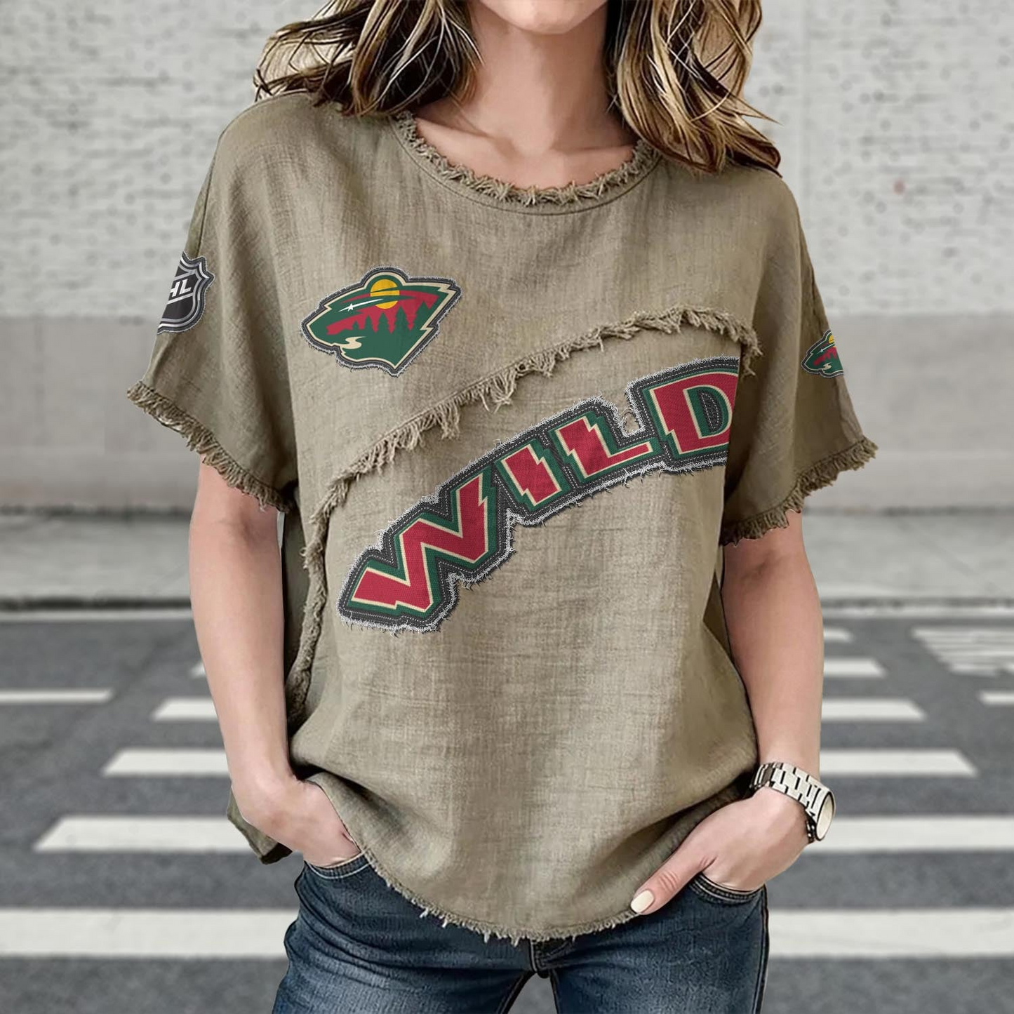 MIN x NHL Women’s Vintage O-Neck 2905 DatND DVT