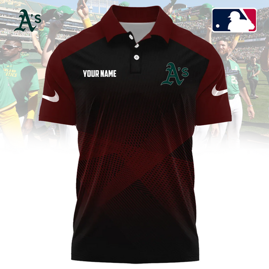 MLB x ATH Custom Name Sport Premium Polo Shirt HLP 30426 HLPHUONG