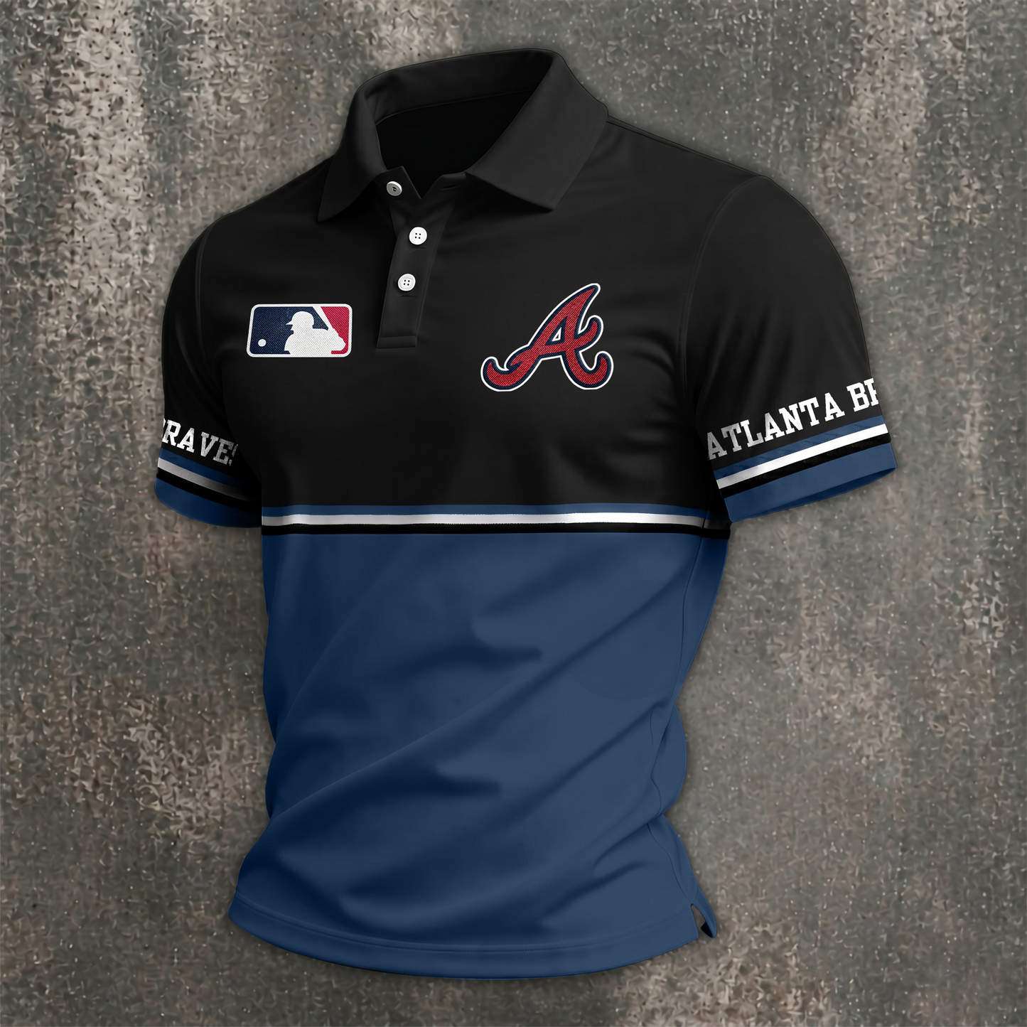 MLB x ATL Premium Polo Shirt HLP 060526 HLPHUONG
