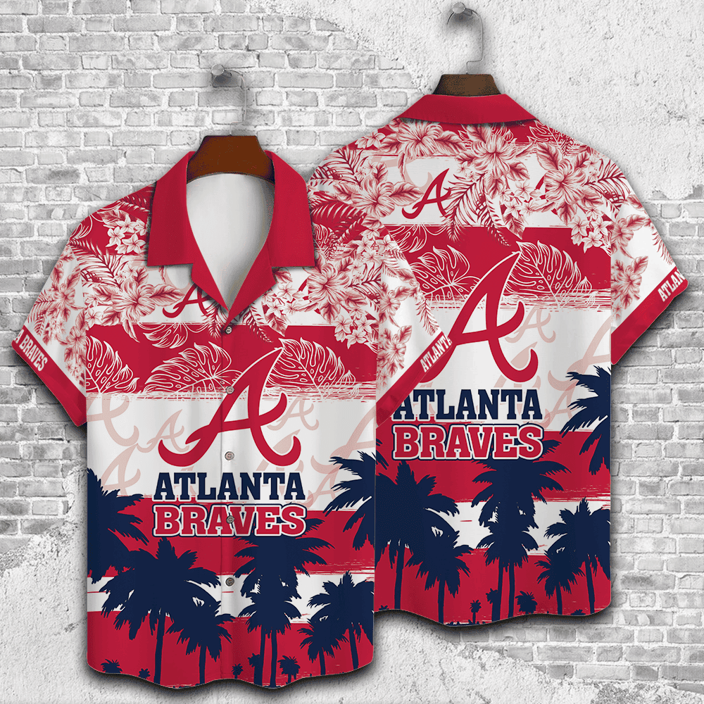 MLB x ATL Summer Beach Hawaiian Shirt HLP 070426 HLPHUONG 1