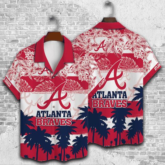 MLB x ATL Summer Beach Hawaiian Shirt HLP 070426 HLPHUONG 1