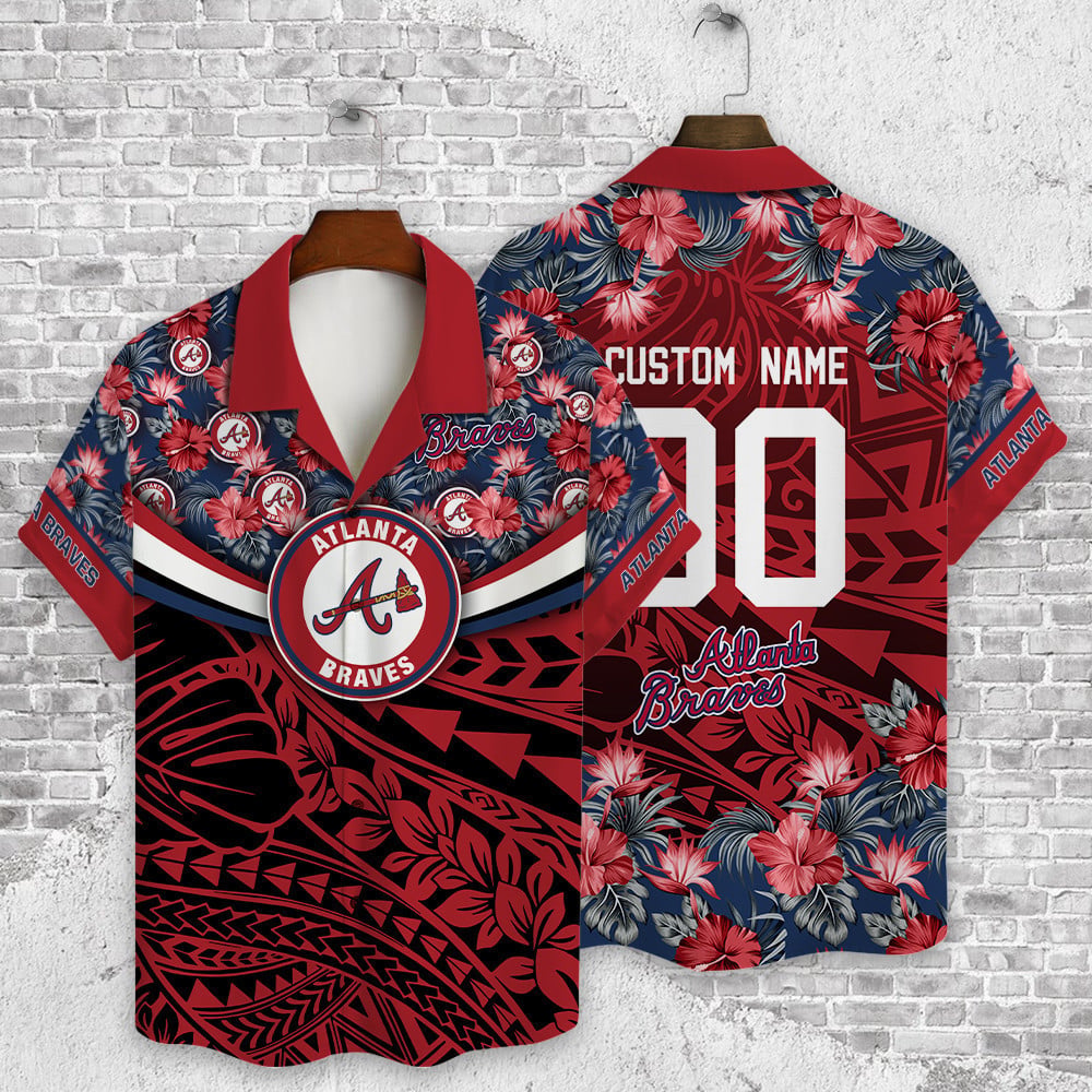 MLB x ATL Summer Custom Hawaiian Shirt HLP 070426 HLPHUONG 1