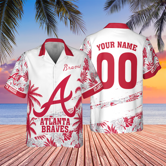 MLB x ATL Summer Custom Hawaiian Shirt HLP 080426 HLPHUONG