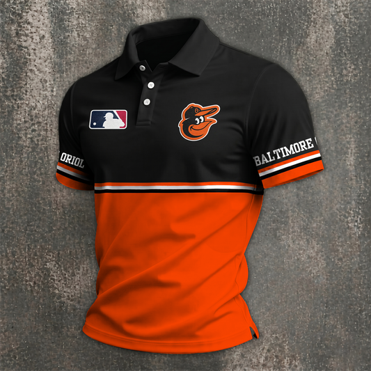 MLB x BAL Premium Polo Shirt HLP 060526 HLPHUONG