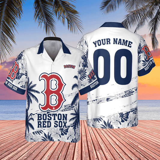 MLB x BOS Summer Custom Hawaiian Shirt HLP 080426 HLPHUONG