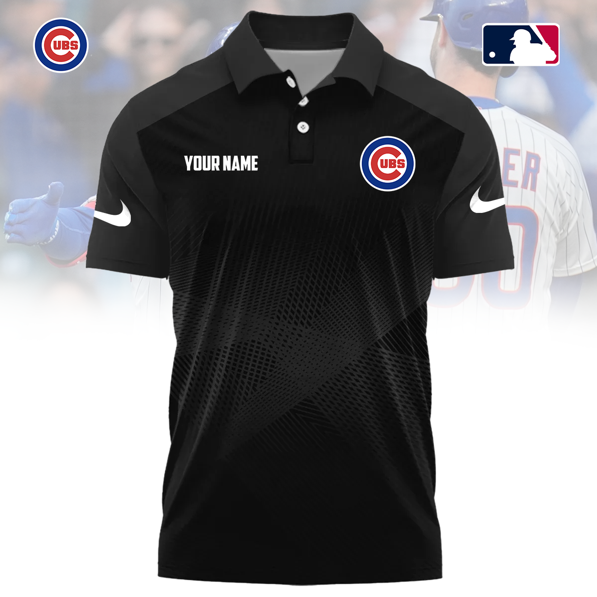 MLB x CHI Custom Name Sport Premium Polo Shirt HLP 30426 HLPHUONG