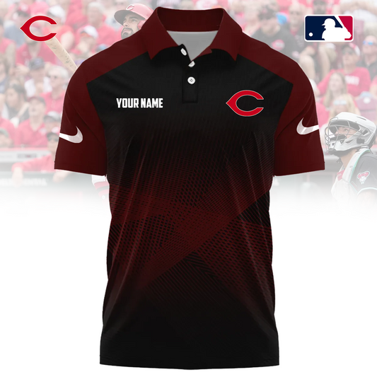 MLB x CIN Custom Name Sport Premium Polo Shirt HLP 30426 HLPHUONG