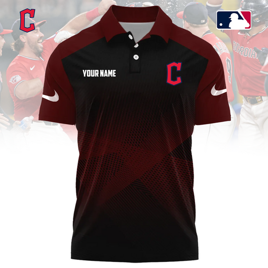MLB x CLE Custom Name Sport Premium Polo Shirt HLP 30426 HLPHUONG