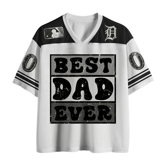 MLB x DET Best Dad Ever Mesh Jersey HLP 060426 LBN 1