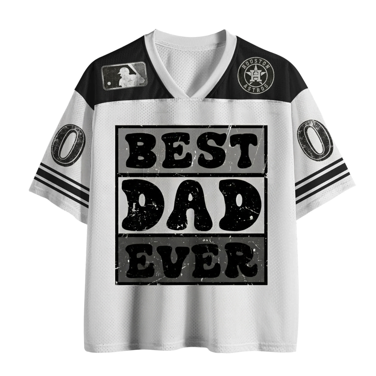 MLB x HOU Best Dad Ever Mesh Jersey HLP 060426 LBN 1
