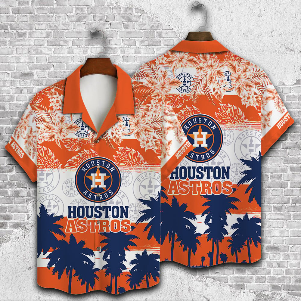 MLB x HOU Summer Beach Hawaiian Shirt HLP 070426 HLPHUONG 1