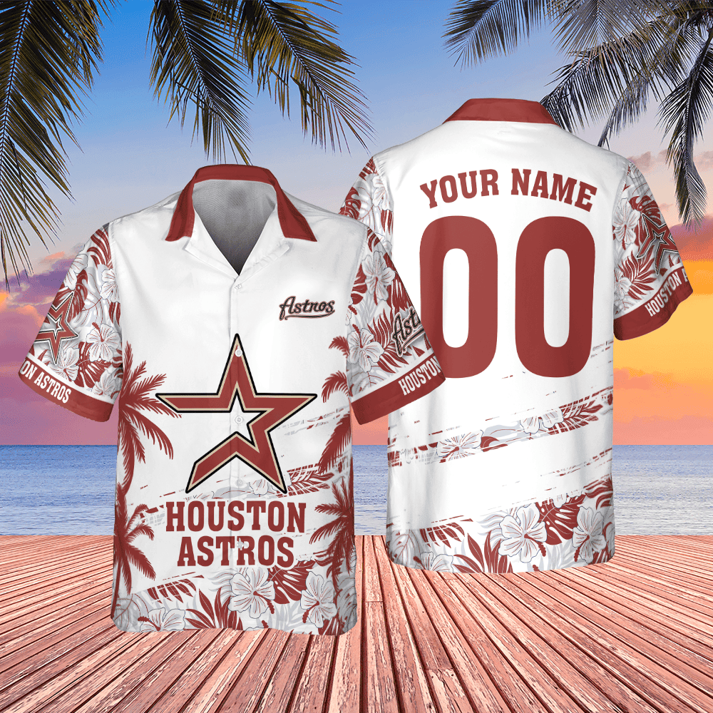 MLB x HOU Summer Custom Hawaiian Shirt HLP 080426 HLPHUONG