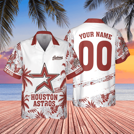 MLB x HOU Summer Custom Hawaiian Shirt HLP 080426 HLPHUONG