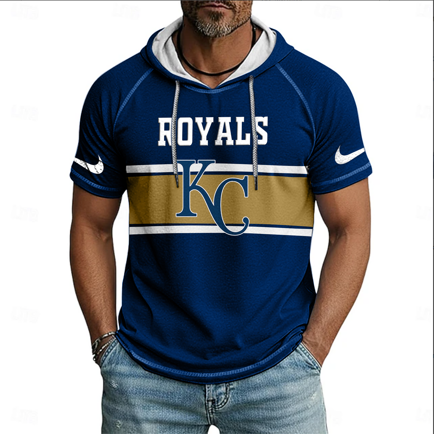 MLB x KC Hooded Short Sleeve Shirt HLP 070426 HLPHUONG 1