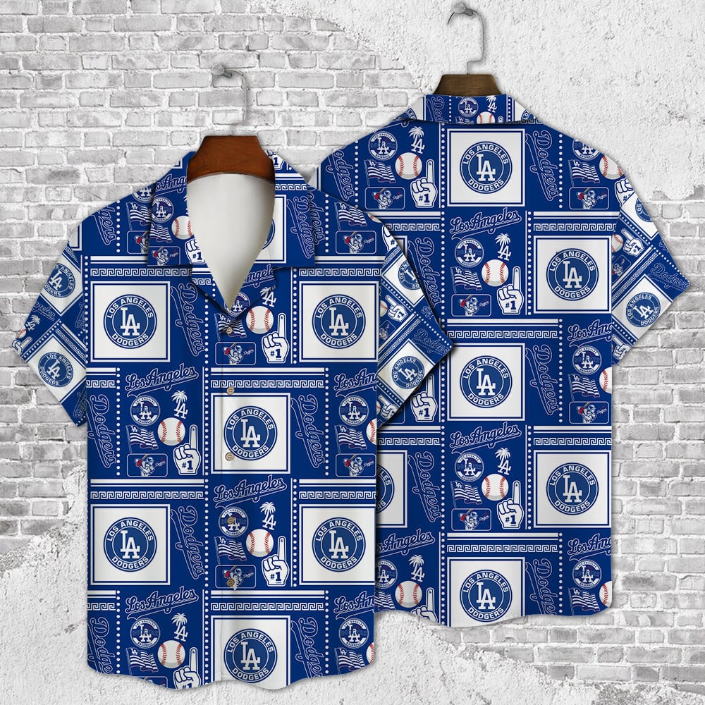 MLB x LAD Baseball Hawaiian Shirt HLP 070426 HLPHUONG 1