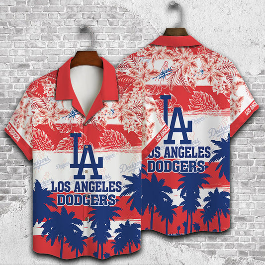 MLB x LAD Summer Beach Hawaiian Shirt HLP 070426 HLPHUONG 1