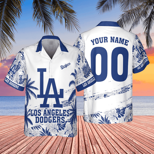 MLB x LAD Summer Custom Hawaiian Shirt HLP 080426 HLPHUONG