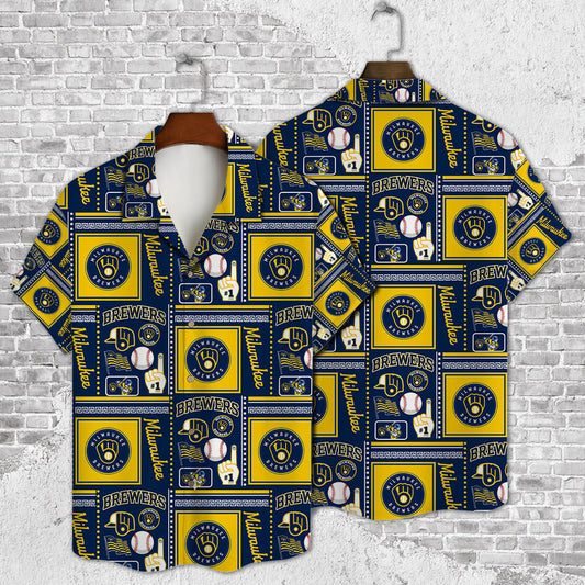 MLB x MIL Baseball Hawaiian Shirt HLP 070426 HLPHUONG 1