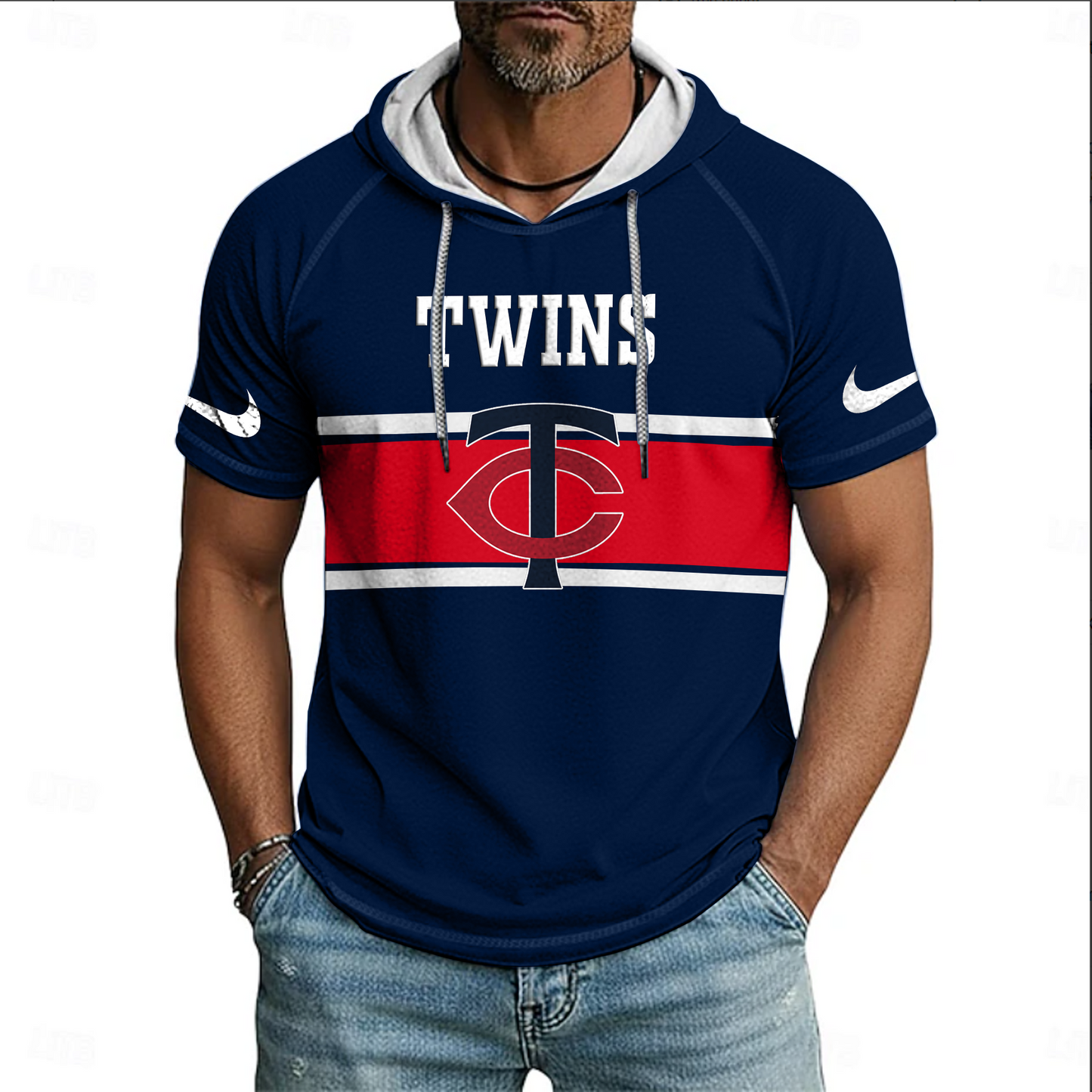 MLB x MIN Hooded Short Sleeve Shirt HLP 070426 HLPHUONG 1