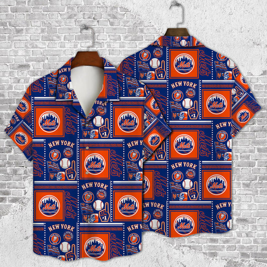 MLB x NYM Baseball Hawaiian Shirt HLP 070426 HLPHUONG 1