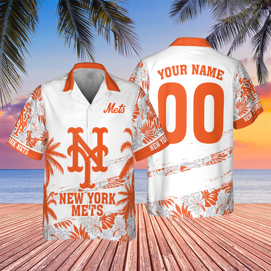 MLB x NYM Summer Custom Hawaiian Shirt HLP 080426 HLPHUONG