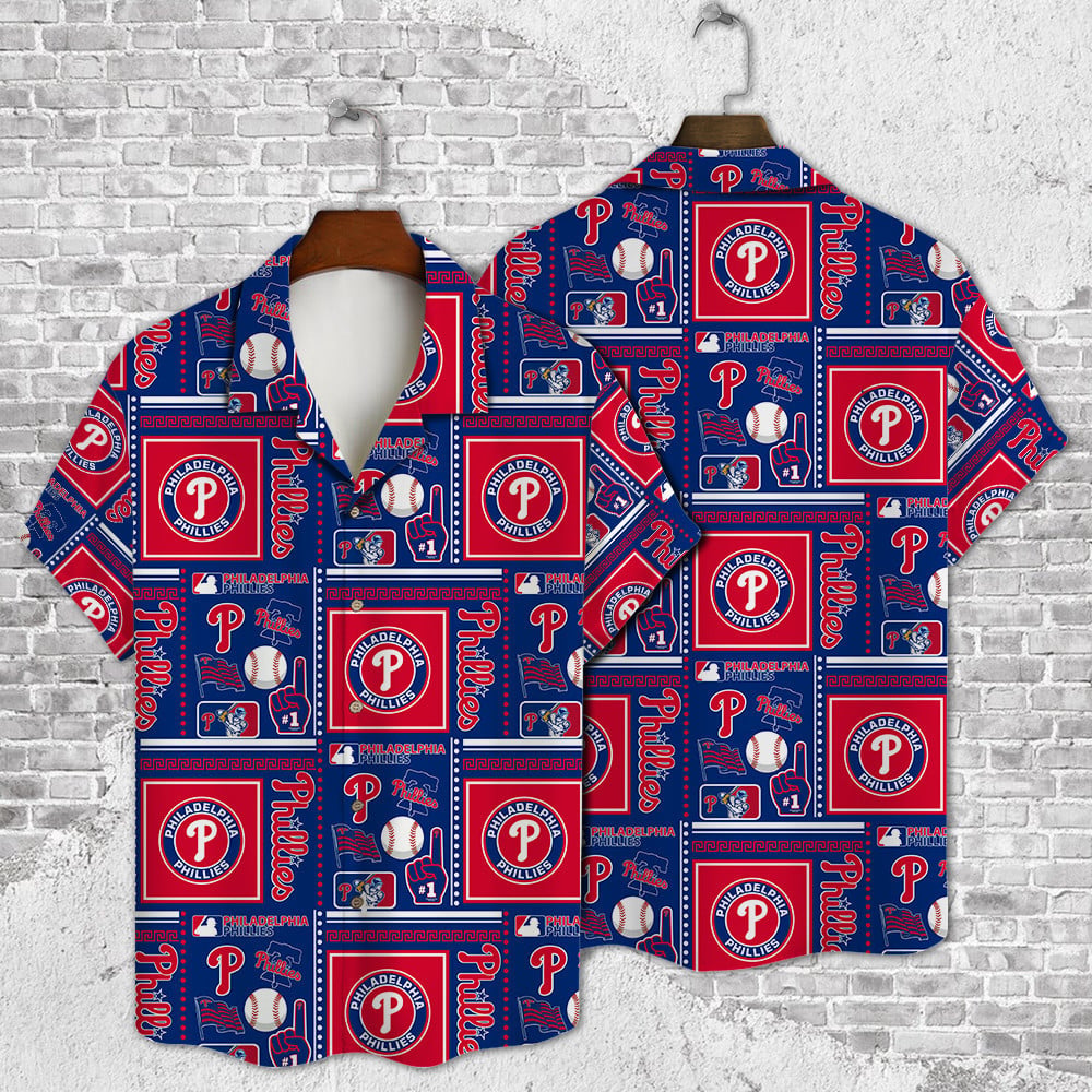 MLB x PHI Baseball Hawaiian Shirt HLP 070426 HLPHUONG 1