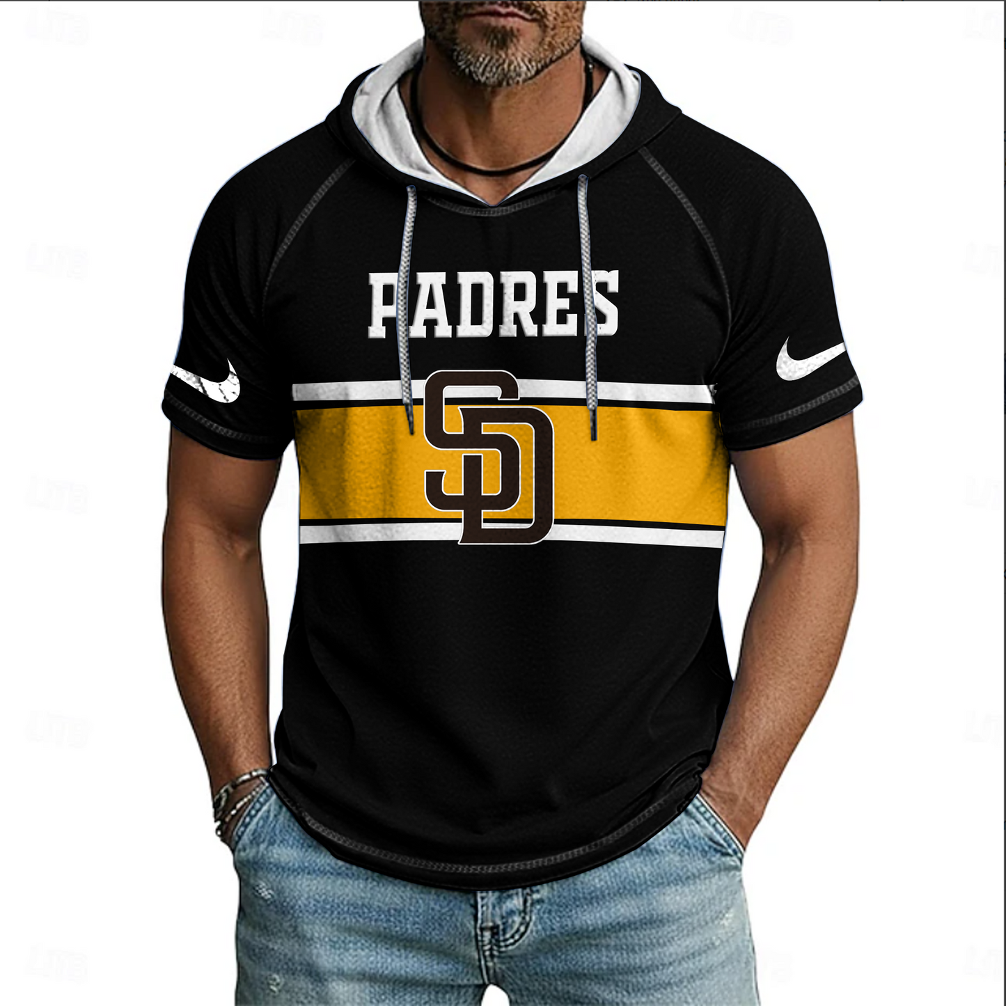 MLB x SD Hooded Short Sleeve Shirt HLP 070426 HLPHUONG 1