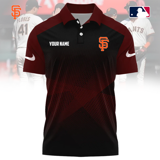 MLB x SF Custom Name Sport Premium Polo Shirt HLP 30426 HLPHUONG
