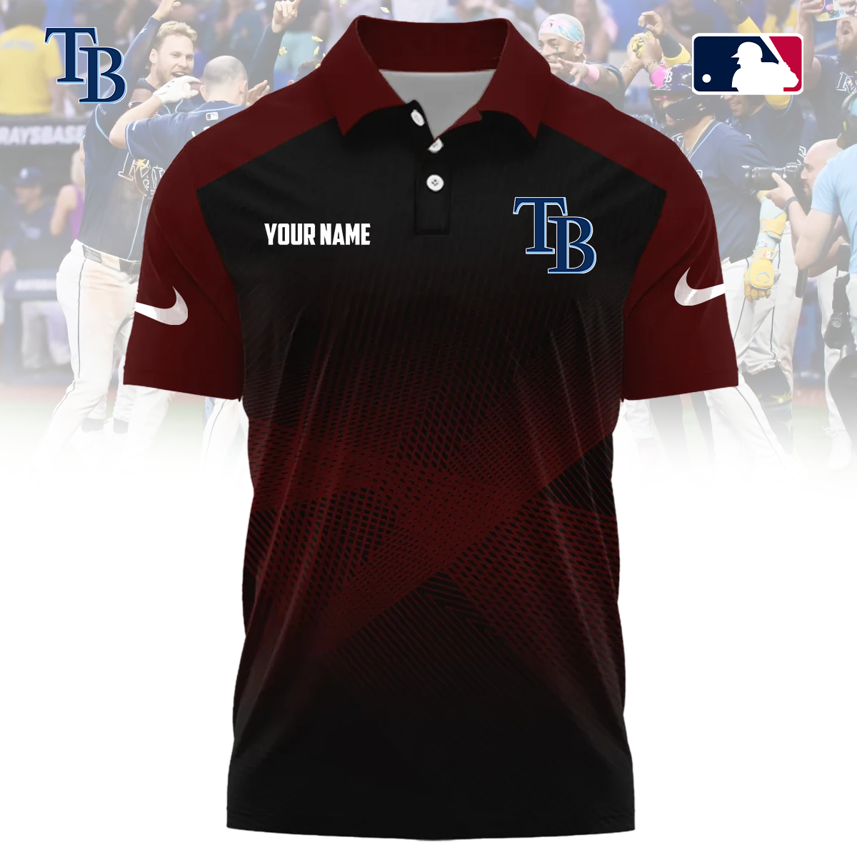 MLB x TB Custom Name Sport Premium Polo Shirt HLP 30426 HLPHUONG