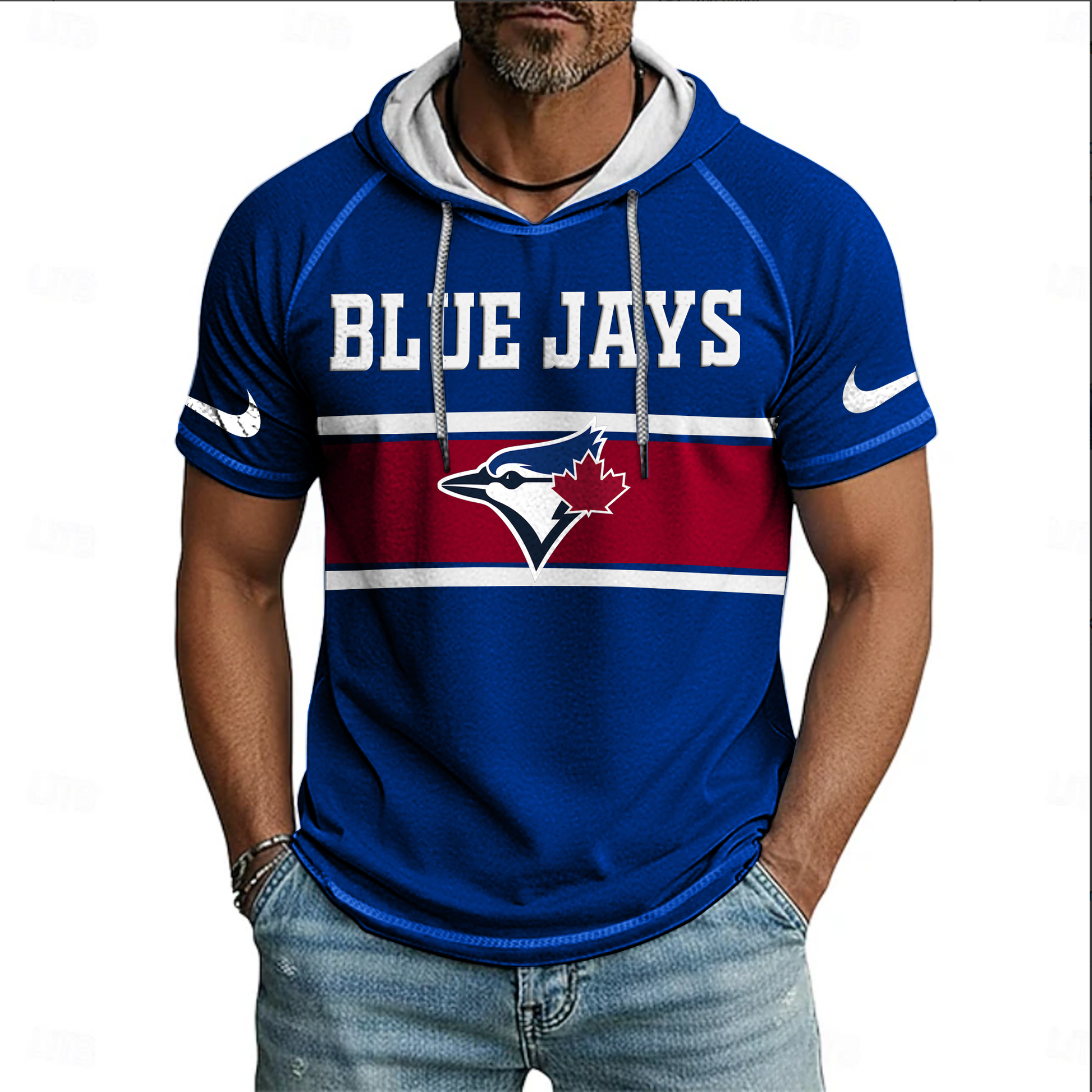 MLB x TOR Hooded Short Sleeve Shirt HLP 070426 HLPHUONG 1