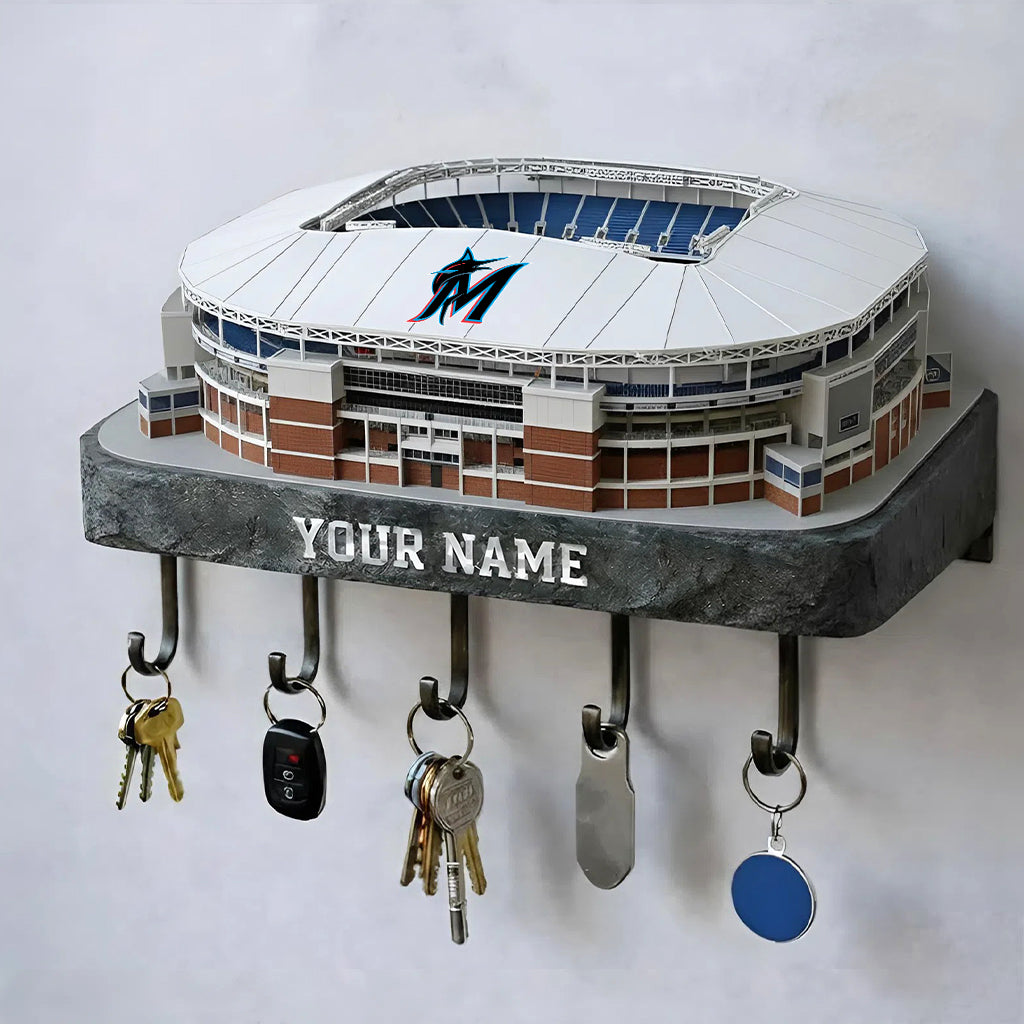 MM Stadium Premium MLB Wood Key Hanger DDT NHM