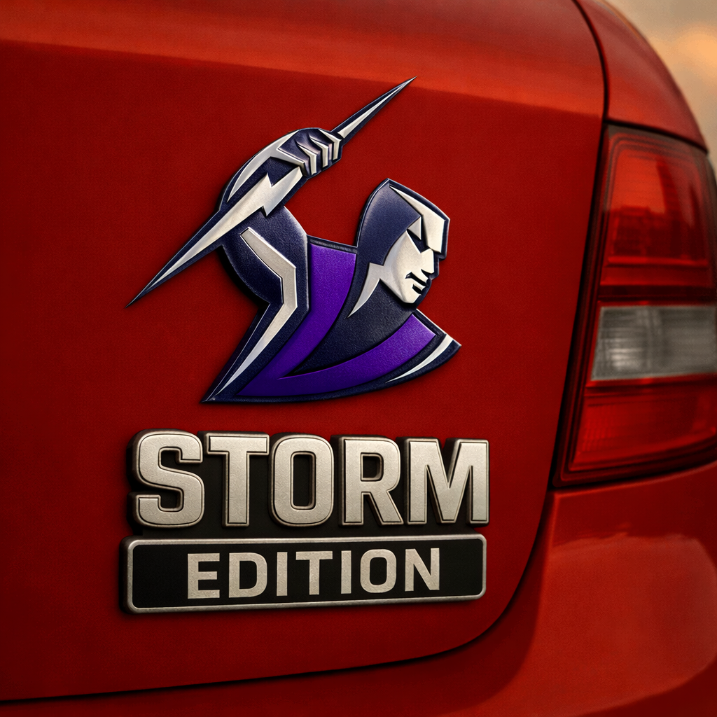 MS Premium NRL Car Name Badge DDT NTL