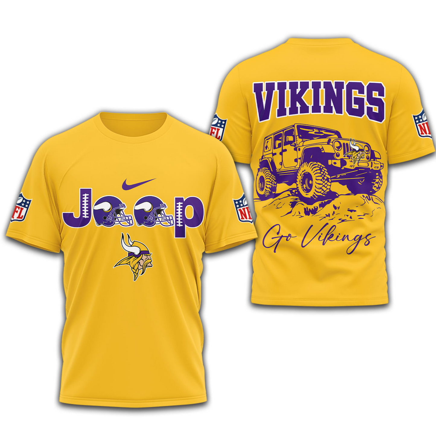 MV Premium NFL Jeep 3D Shirt DDT NTL