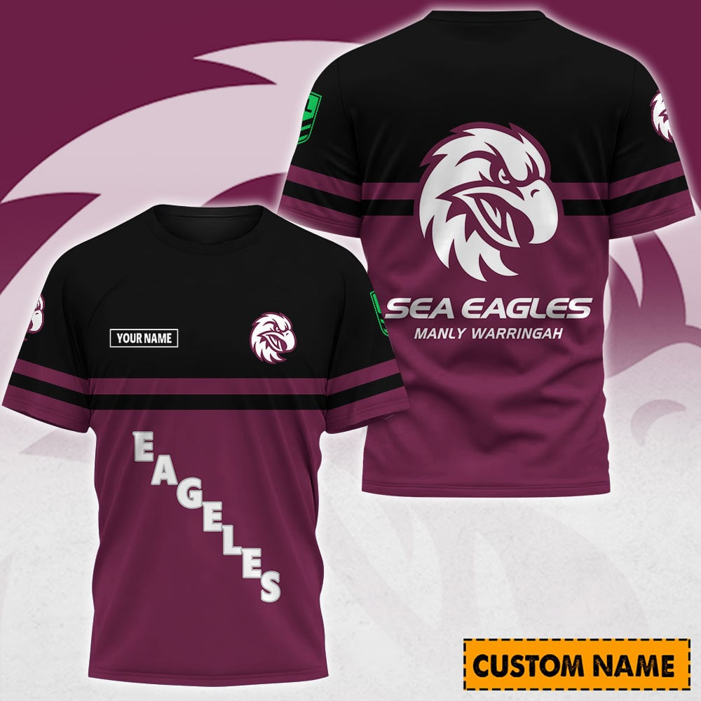 MWSE x NRL Casual T Shirt Custom Name Gift For Fan DDT 190326 NTL