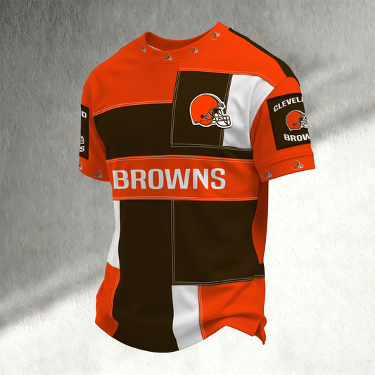 Men's CLE x NFL Trendy T-shirt DATND TANTD 180526