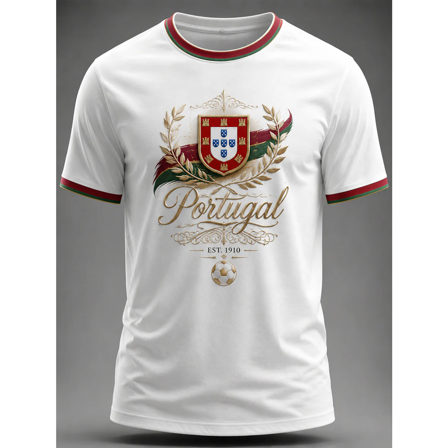 Men's Portugal Football 3D Shirt V13 DATND TANTD 050626