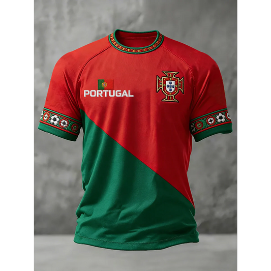 Men's Portugal Football 3D Shirt V20 DATND TANTD 050626