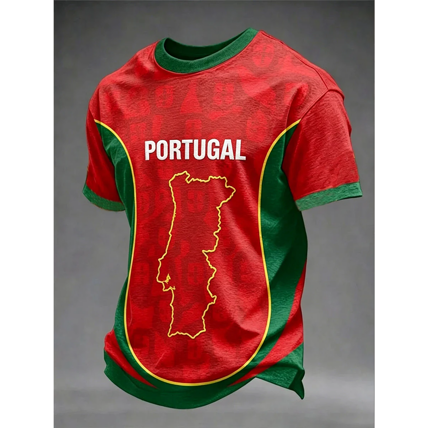 Men's Portugal Football 3D Shirt V25 DATND TANTD 050626