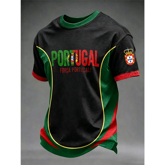 Men's Portugal Football 3D Shirt V32 DATND TANTD 050626
