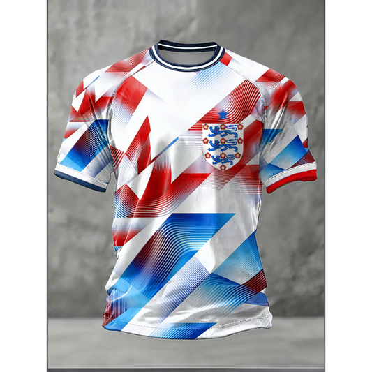 Men's UK Football Lover England Printed 3D Aparael V2 DATND TANTD 050626