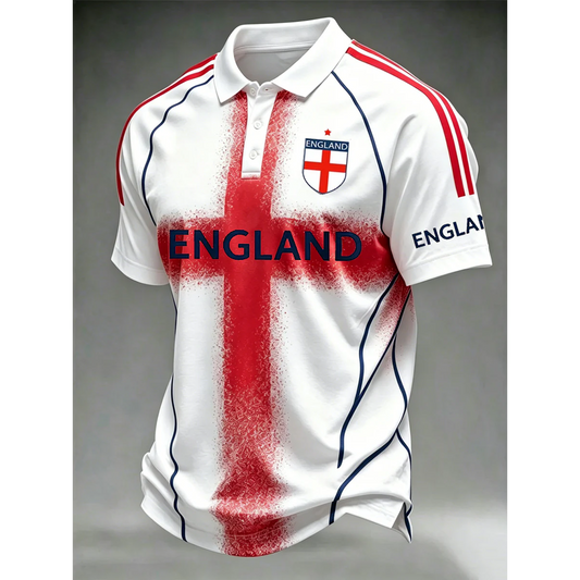 Men's UK Football Lover England Printed 3D Aparael V3 DATND TANTD 050626