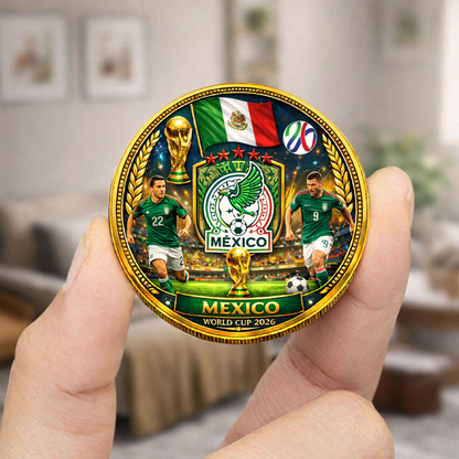 Mexico Premium World Cup Commemorative Coin DDT CTND