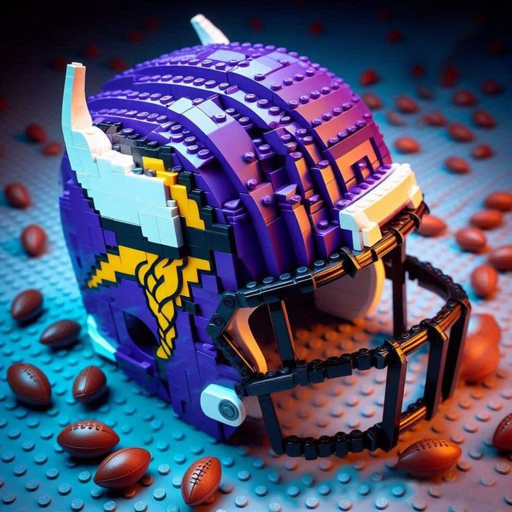 NFL Teams Helmets Armed With LEGO-Like Blocks DDT NTL