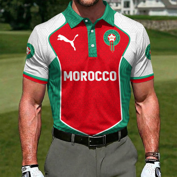 Morocco x World Cup 2026 Classic Polo Shirt DDT NTL