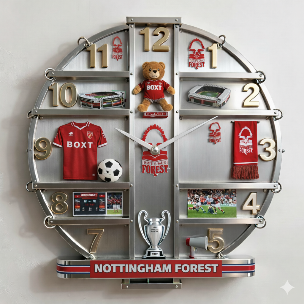NF x EPL 3D Visual Effect Acrylic Wall Clock DDT CTND